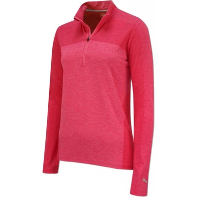 Puma Golf Evoknit Seamless 1/4 Zip ružová