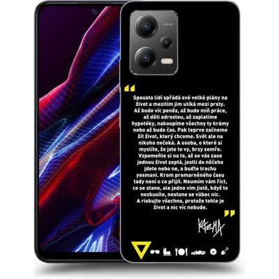 Pouzdro Picasee ULTIMATE CASE Xiaomi Poco X5 - Kazma - BUĎTE TROCHU YESMANI