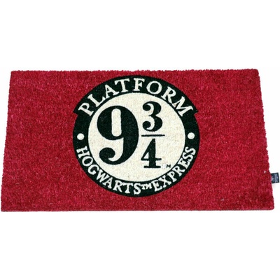 CurePink Harry Potter Nástupiště 9 a 3/4 FGE0006 červená 60 x 40 cm