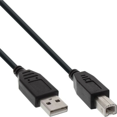 InLine 34503X USB кабел USB 2.0 0, 3 м USB A USB B Черен (34503X)