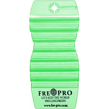 FrePro Hang Tag interiérová vôňa osviežovač viacúčelový vonný záves svetlo zelený Mäta Bylinky 13,5 x 6,2 x 1,2 cm 35 g