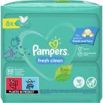 Pampers Fresh Clean мокри кърпи 6 x 52 броя - topcho-online