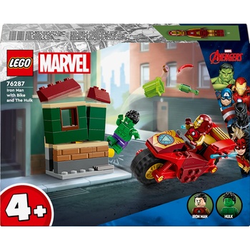 LEGO® Marvel - Iron Man with Bike and The Hulk (76287)
