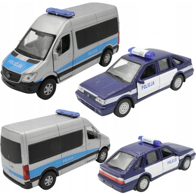 WELLY MERCEDES SPRINTER POLÍCIA KOVOVÝ MODEL 1:34/39