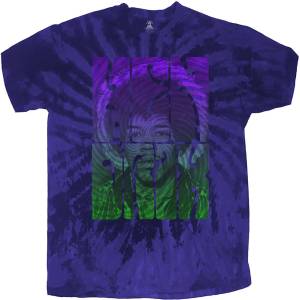 Jimi Hendrix Swirly Text (Wash Collection) Blue XL Риза (JHXTS25MDD04)