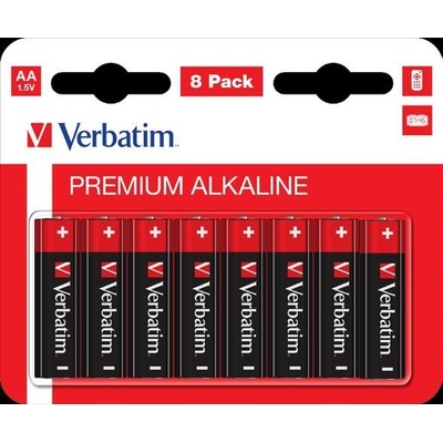 Verbatim Alkaline AA 8ks 49503