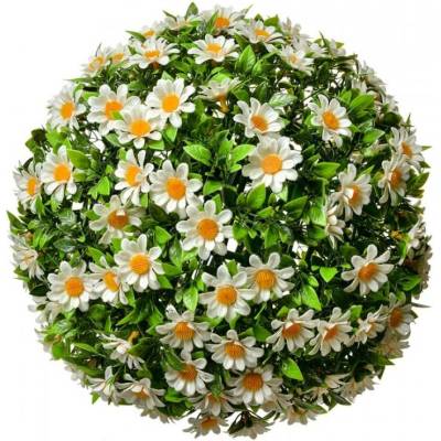 Koule z umělých kopretin L – 30 cm