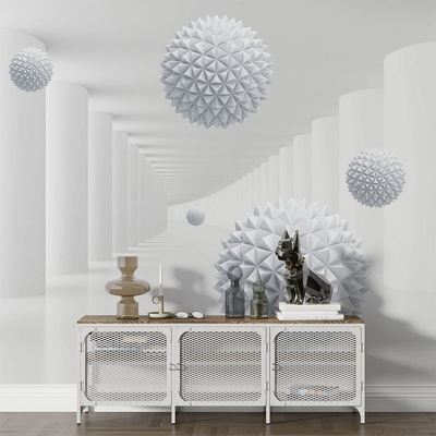 Art gift Тапет 3d тунел със сфери