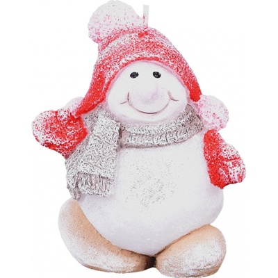 Ceramicus SNĚHULÁK vánoční 11cm bílá