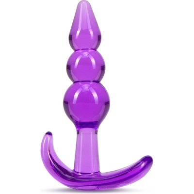 SuperLove Triple Bead Anal Plug Purple