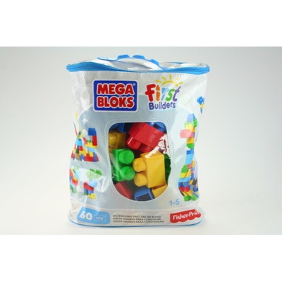 Mega Bloks First Builders Big Building bag boys 60 ks – Zboží Mobilmania