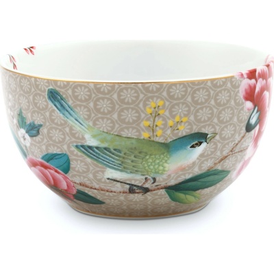PIP Studio Miska Blushing Birds khaki 12 cm 51.003.123