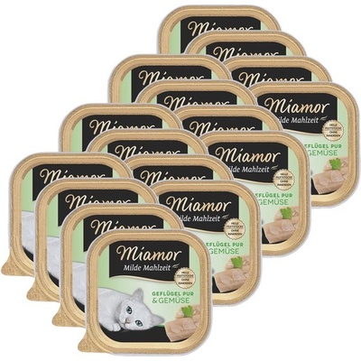 Miamor Milde Mahlzeit hydina & zelenina 16 x 100 g