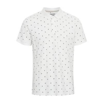 BLEND Тениска с яка и копчета 20715183 Бял Regular Fit (20715183)