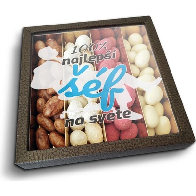 Sablio Mandle v čokoláde 100% najlepší šéf na svete 4 x 80 g