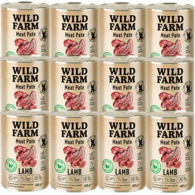 Wild Farm Pate Lamb 12 x 400 g
