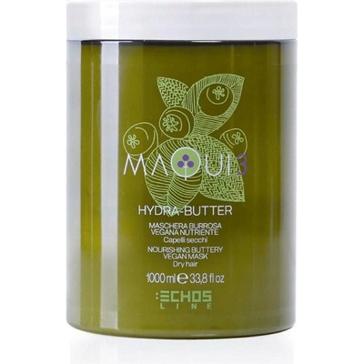Echosline Maqui 3 Hydra butter vyživujúca maska pre suché vlasy 1000 ml