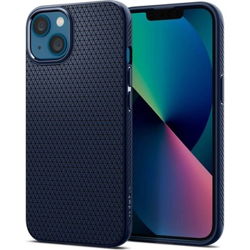 Spigen Liquid Air Case - силиконов (TPU) калъф с висока степен на защита за iPhone 13 (син)