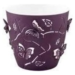  Кръгла саксия Butterflies 2, 5 литра лила (ALY-103)