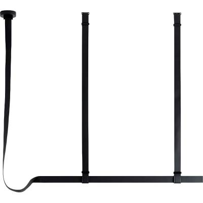 POLARIS Дизайнерска кожена висяща LED лампа Belt line | 3000K | Цена 316, 94€ (619, 87 лв) (KPL1322-120-BK)