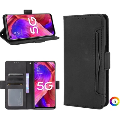 OPPO A54 5G / A74 5G / A93 5G Wallet Калъф и Протектор