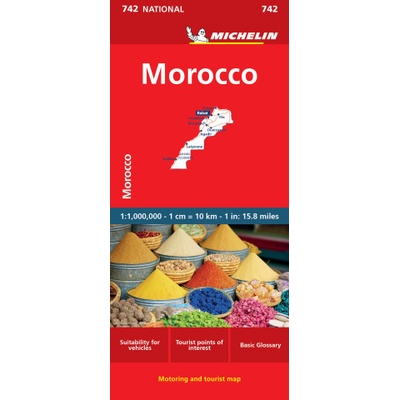 Michelin Map Africa Morocco 742