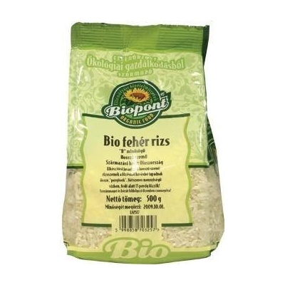 Biopont Bio biela dlhozrnná ryža 0,5 kg