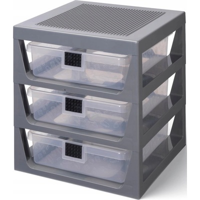 LEGO® Storage organizér šedá/dark 34.6 cm 37.9 cm 32.6 cm – Zboží Dáma