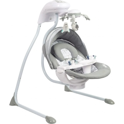 Caretero Електрическа люлка и шезлонг Caretero - Raffi, Graphite (TERO-8094)