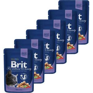 Brit Капсула BRIT Premium Cat Кодова риба 6 x 100 г