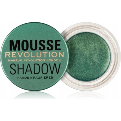 Makeup Revolution Mousse krémové očné tiene Emerald Green 4 g