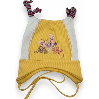 Paola dívčí jarní čepice Žlutá