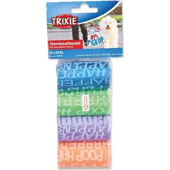 Trixie Náhradné sáčky na trus, farebné 8 x 20 sáčkov