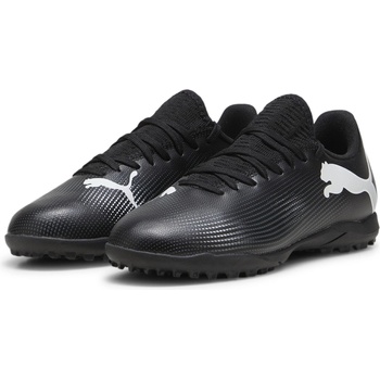 PUMA Юношески футболни стоножки Puma Future 7 Junior Astro Turf Trainers - Black/White