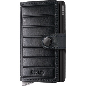 Secrid Miniwallet Premium Emboss Lines Black (SECRID-MPEML)