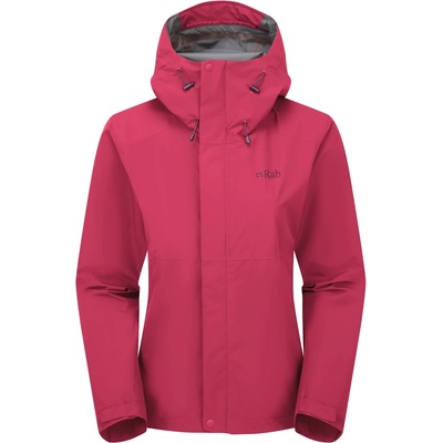 Rab Дамско водоустойчиво яке Rab Women's Downpour Jacket Waterproof jacket - Watermelon - размер 42 (EU) (102-4621-0314)