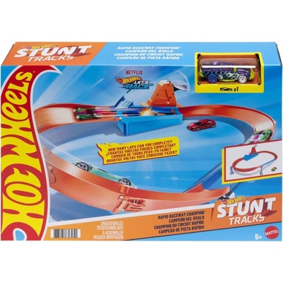 Mattel Hot Wheels Stunt Tracks Rapid Raceway Champion
