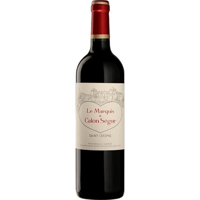 Chateau Calon‑Ségur Le Marquis de Calon Ségur suché červené 2021 13,5% 0,75 l (čistá fľaša)