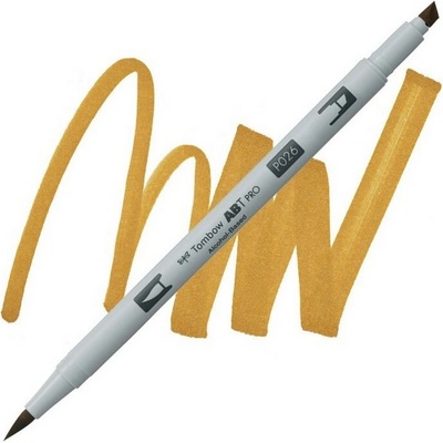 Lihová oboustranná fixa TOMBOW ABT PRO, Yellow Gold (026)