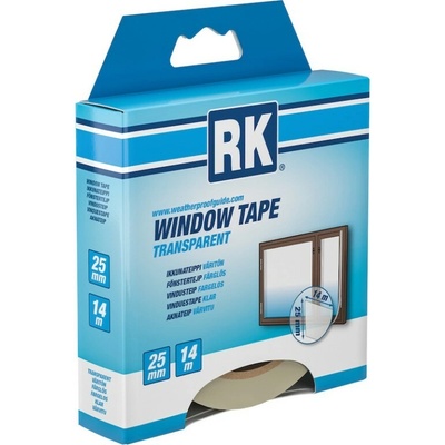 RK Okenná tesniaca páska 25 mm x 14 m transparentná
