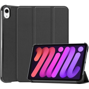 GKK Калъф за iPad Mini 6/7 2024, TriFold Leater Case, Черен (5949419027244)