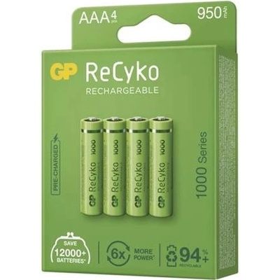 GP ReCyko AAA 950mAh 4 ks 1032124100