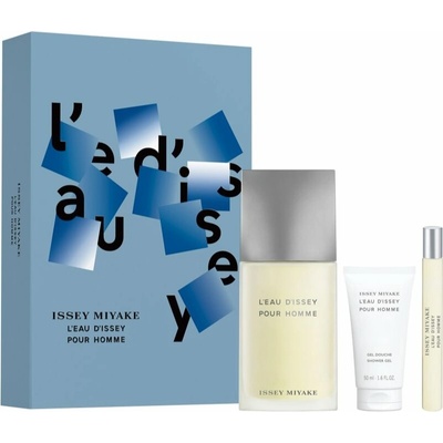 Issey Miyake L'Eau d'Issey Pour Homme EDT 125 ml + sprchový gél 50 ml + EDT 10 ml
