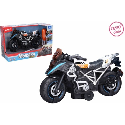 Wiky Vehicles Motorka skrutkovacia s efektmi biela 20 cm český obal