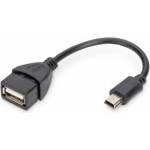 PremiumCord DIGITUS USB Adapter - Mini USB Type-B (5-pin) male/USB Type-A female - 20 cm