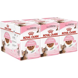Royal Canin Kitten Sterilised консерви в сос за кастрирани котенца 36 x 85 г