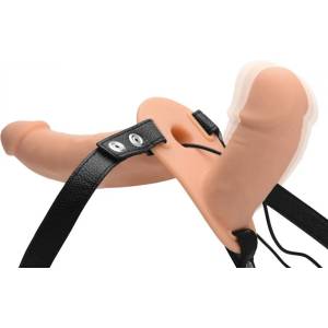 Strap U Power Pegger Double Strap-On Vibrator