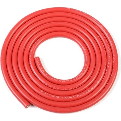Revtec Kabel se silikonovou izolací Powerflex 14AWG červený 1 m