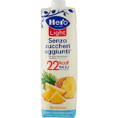 Hero ananásový džús bez cukru 1 l
