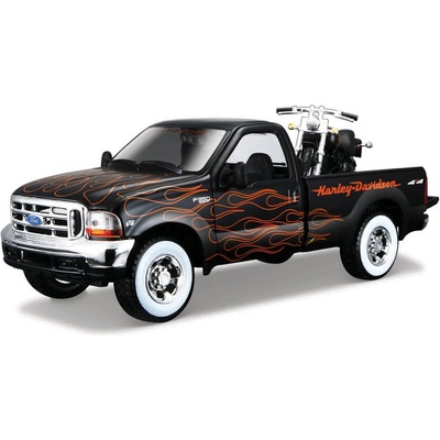 MAISTO Harley-Davidson Custom 1999 Ford F-350 Super Duty Pickup 1:24